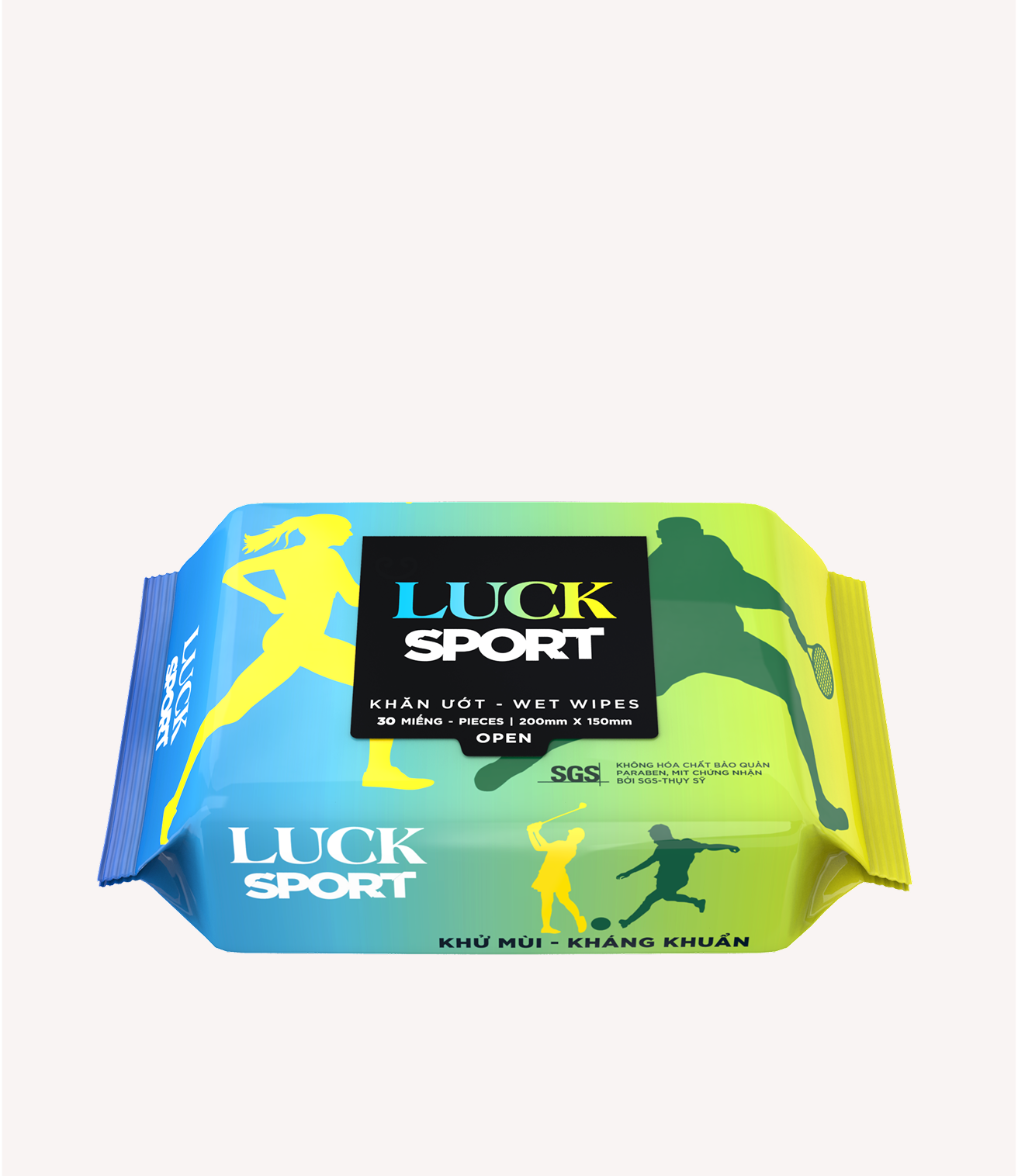 Khăn ướt thể thao Luck Lady 30 tờ