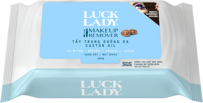 Khăn ướt tẩy trang Luck Lady 20 tờ